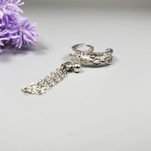 Brand New Top Fashion Silver Rhinestone Ring - Picture 6 of 6